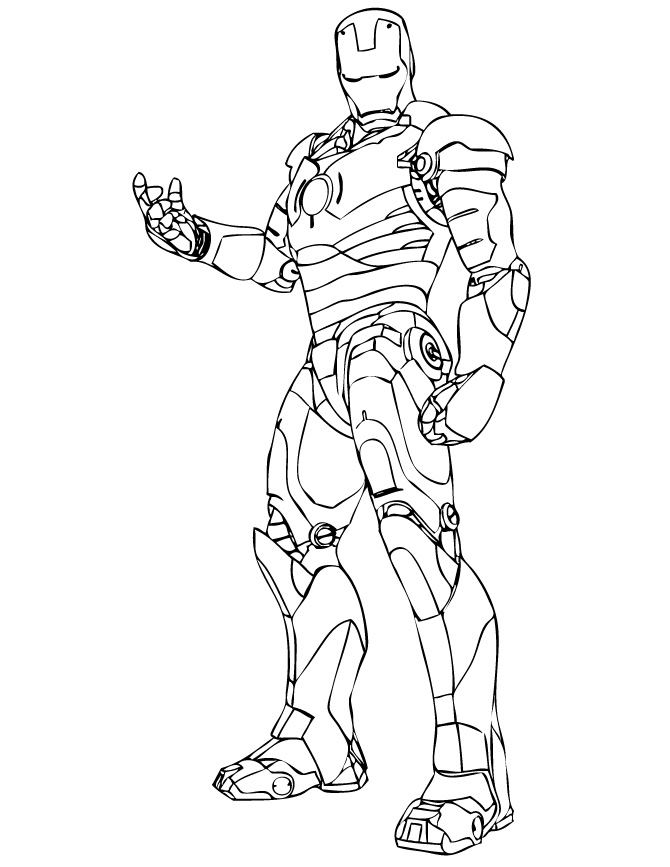 35 Heroic Iron Man Coloring Pages Printable 34