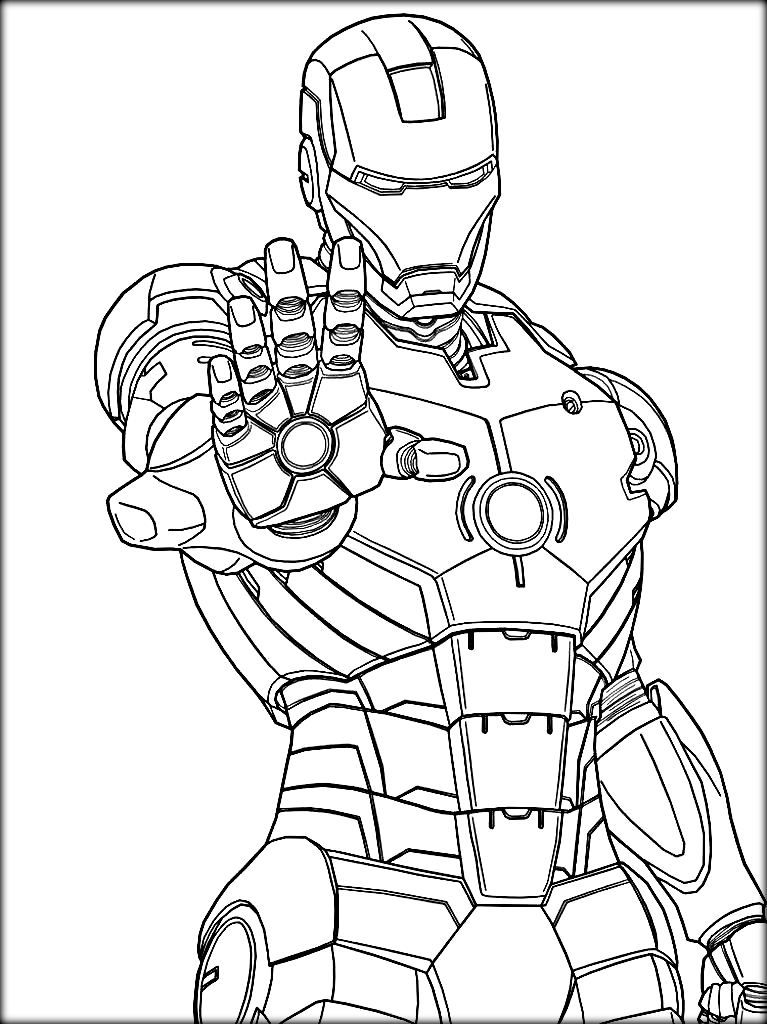 heroic iron man coloring pages printable jpg