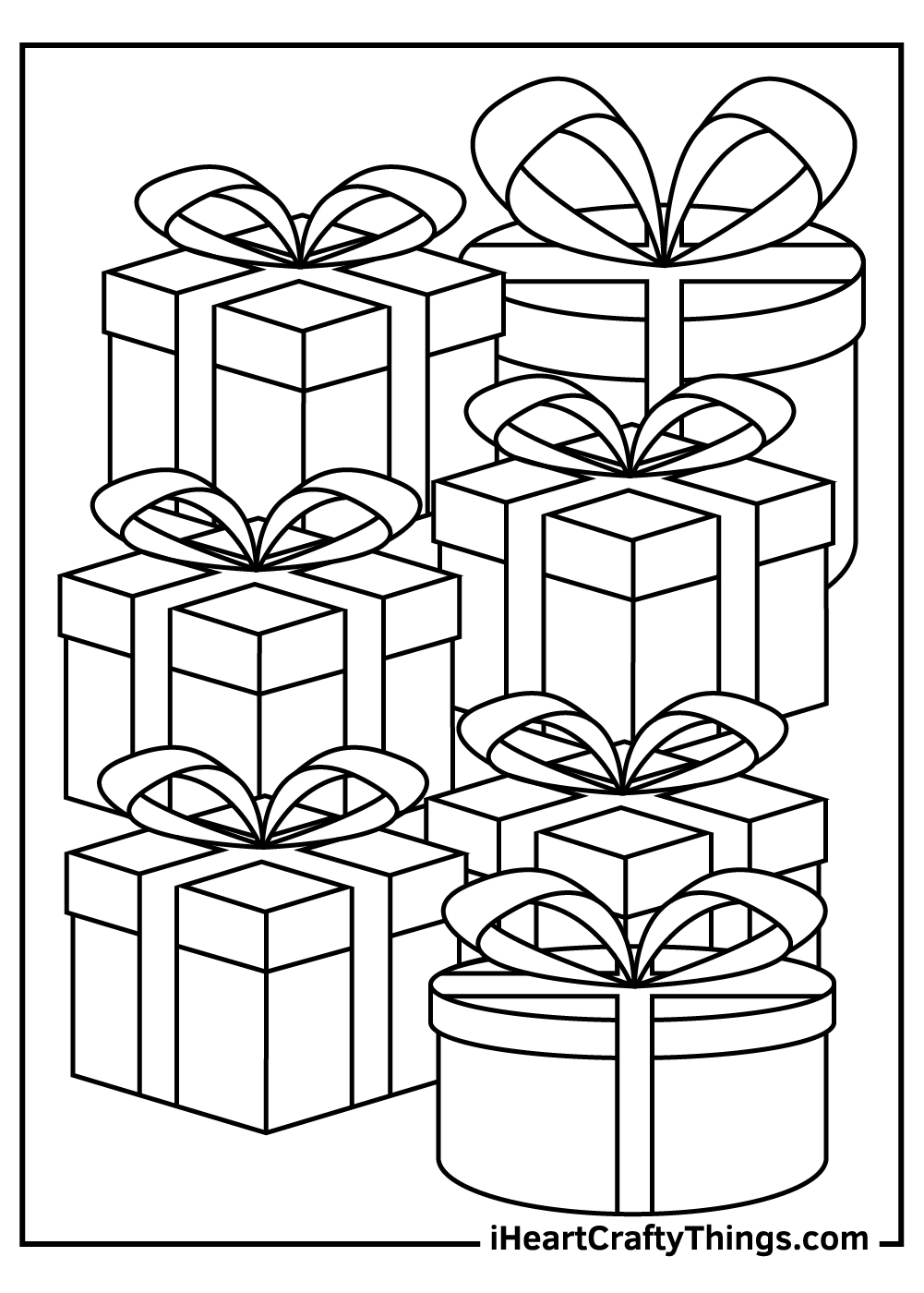 35 Surprising Present Coloring Pages Printable 1