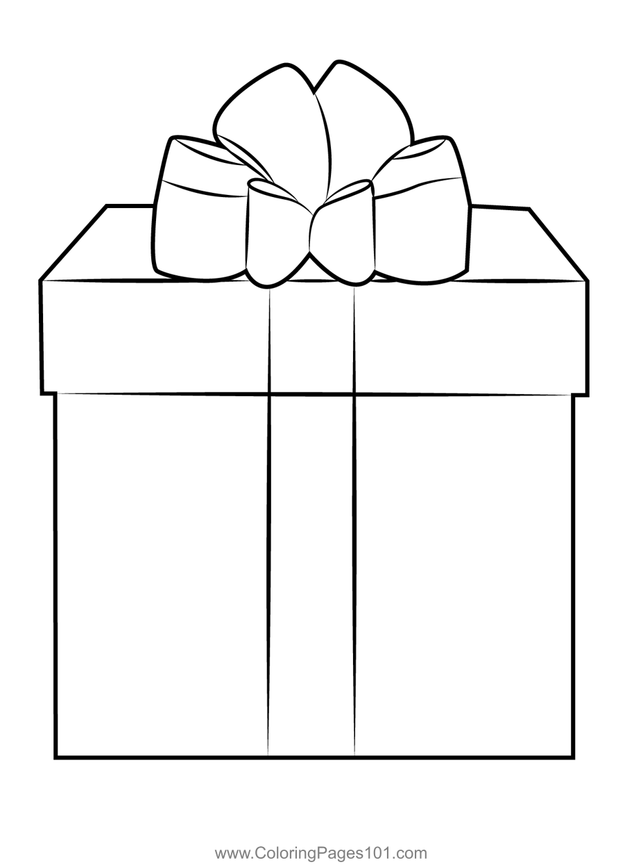 35 Surprising Present Coloring Pages Printable 33