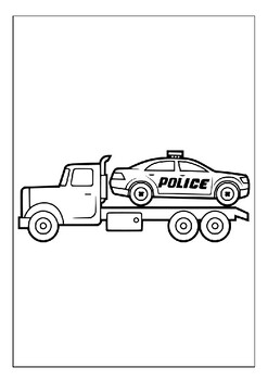 36 Flashy Police Car Coloring Pages Printable 11