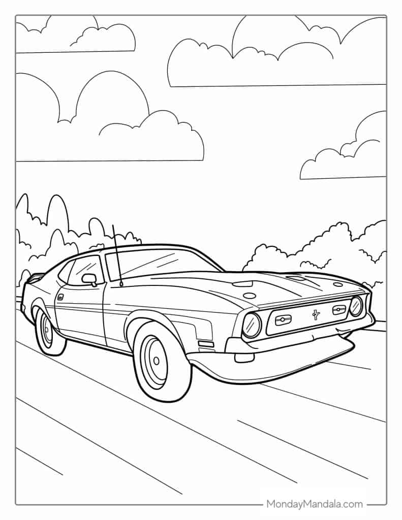 36 Flashy Police Car Coloring Pages Printable 35