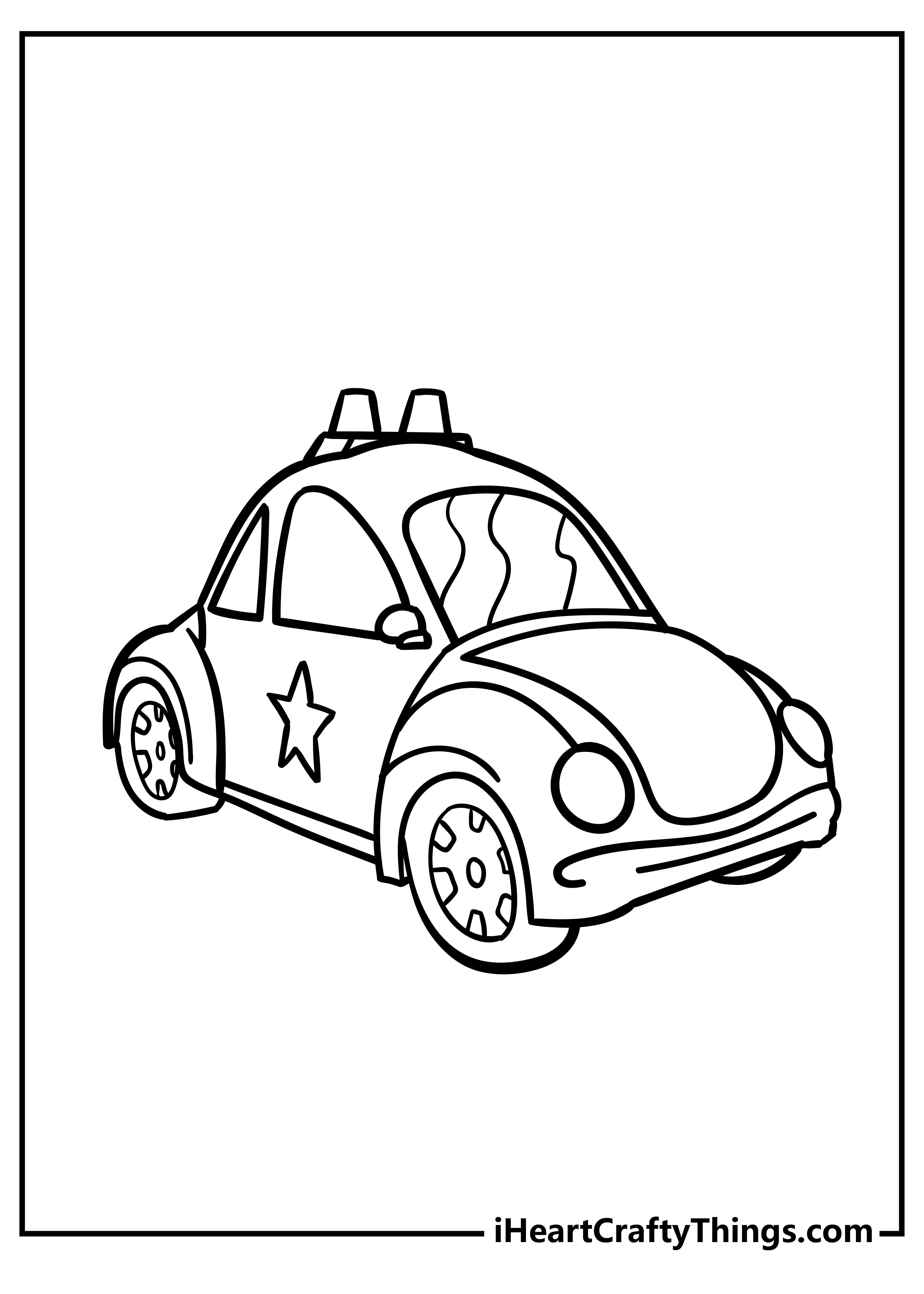 flashy police car coloring pages printable jpg