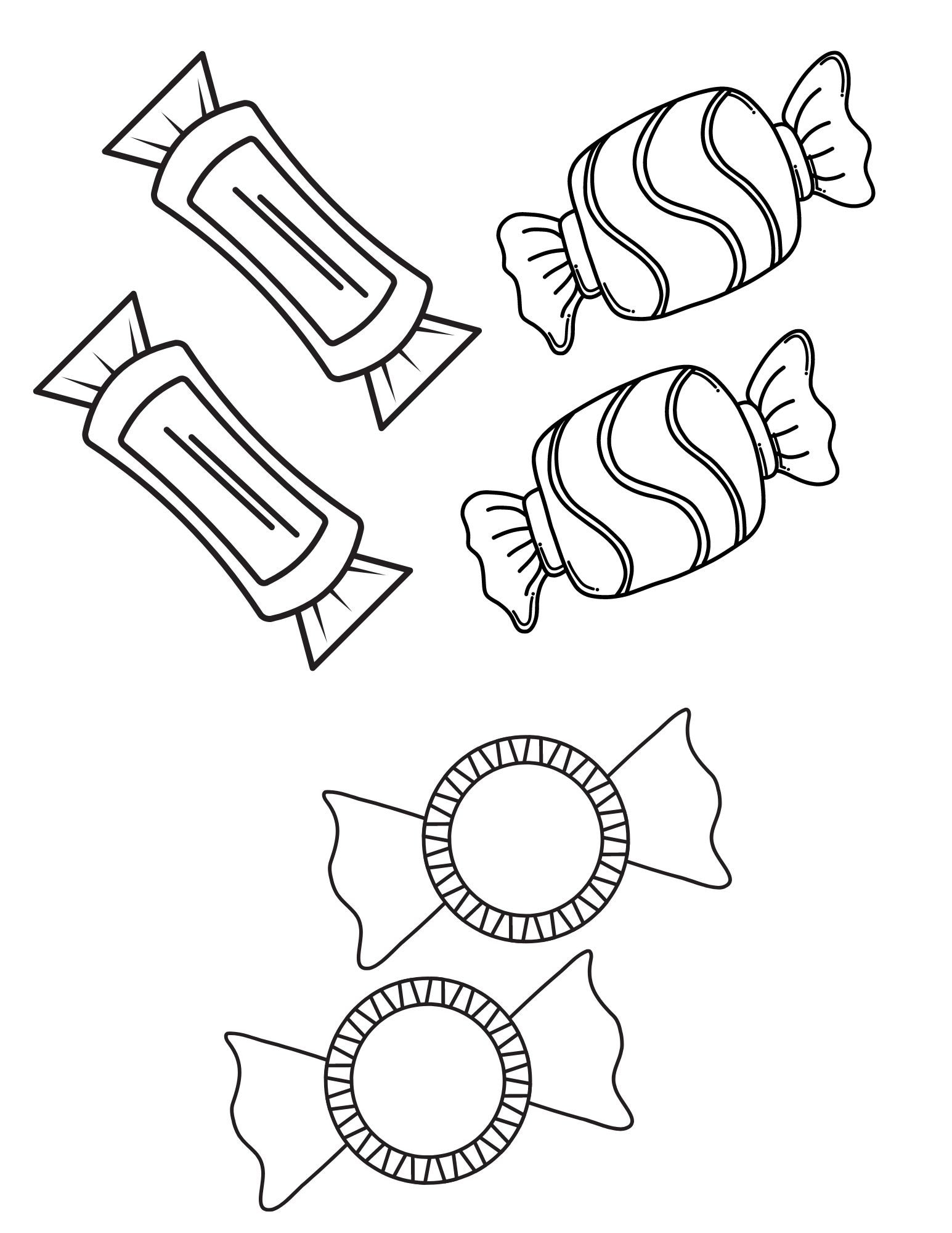 39 Sweet Candy Coloring Pages Printable 20