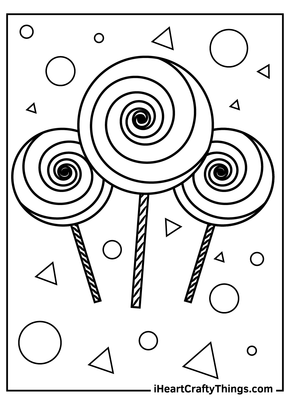 39 Sweet Candy Coloring Pages Printable 33