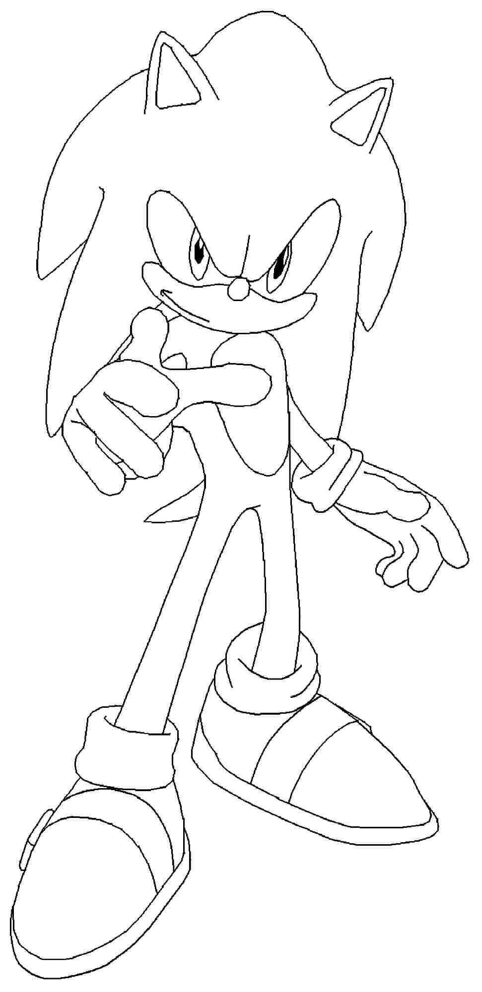 76 Sonic The Hedgehog Coloring Pages Printable 23