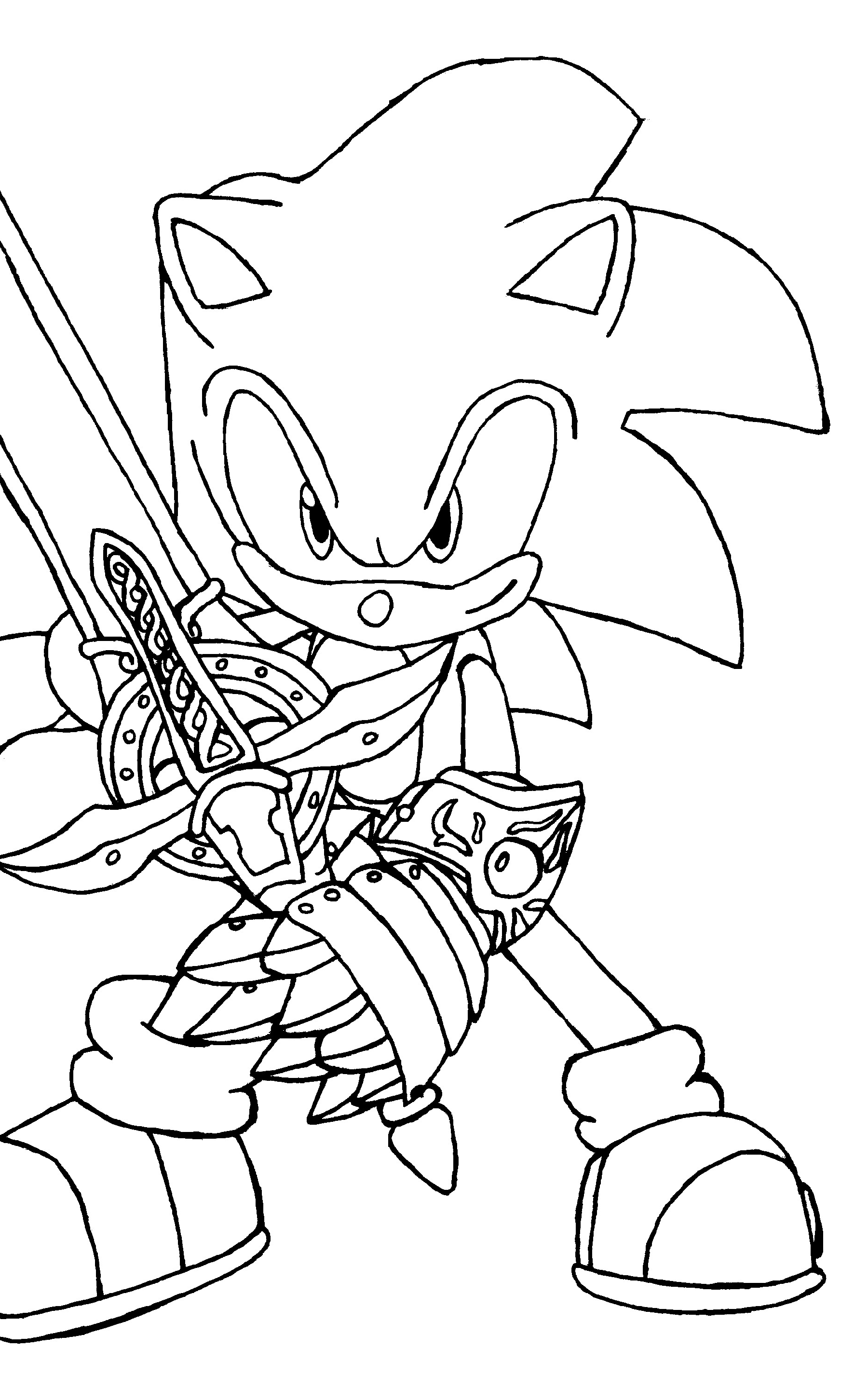 76 Sonic The Hedgehog Coloring Pages Printable 32