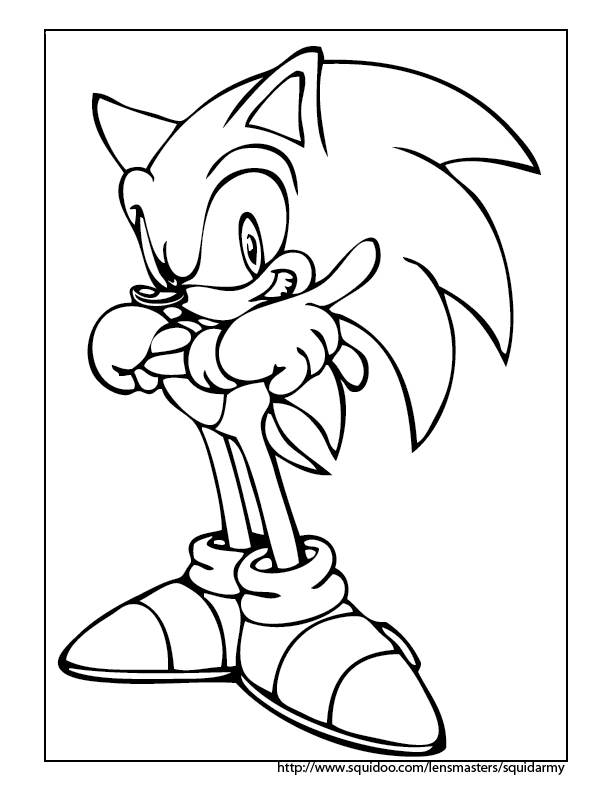 76 Sonic The Hedgehog Coloring Pages Printable 53