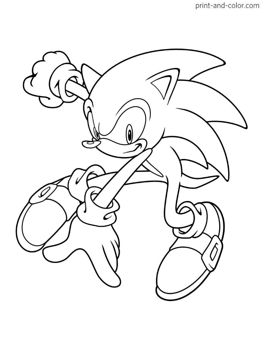 76 Sonic The Hedgehog Coloring Pages Printable 58