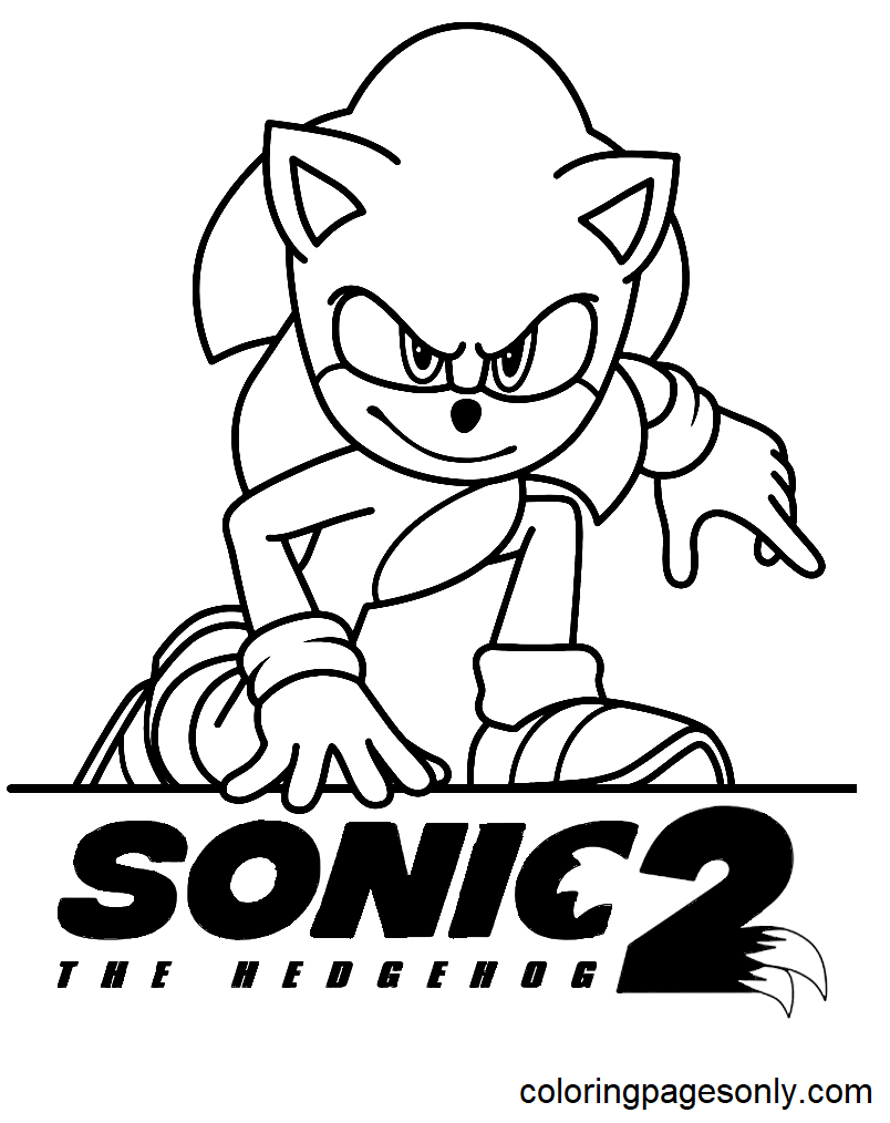 76 Sonic The Hedgehog Coloring Pages Printable 64