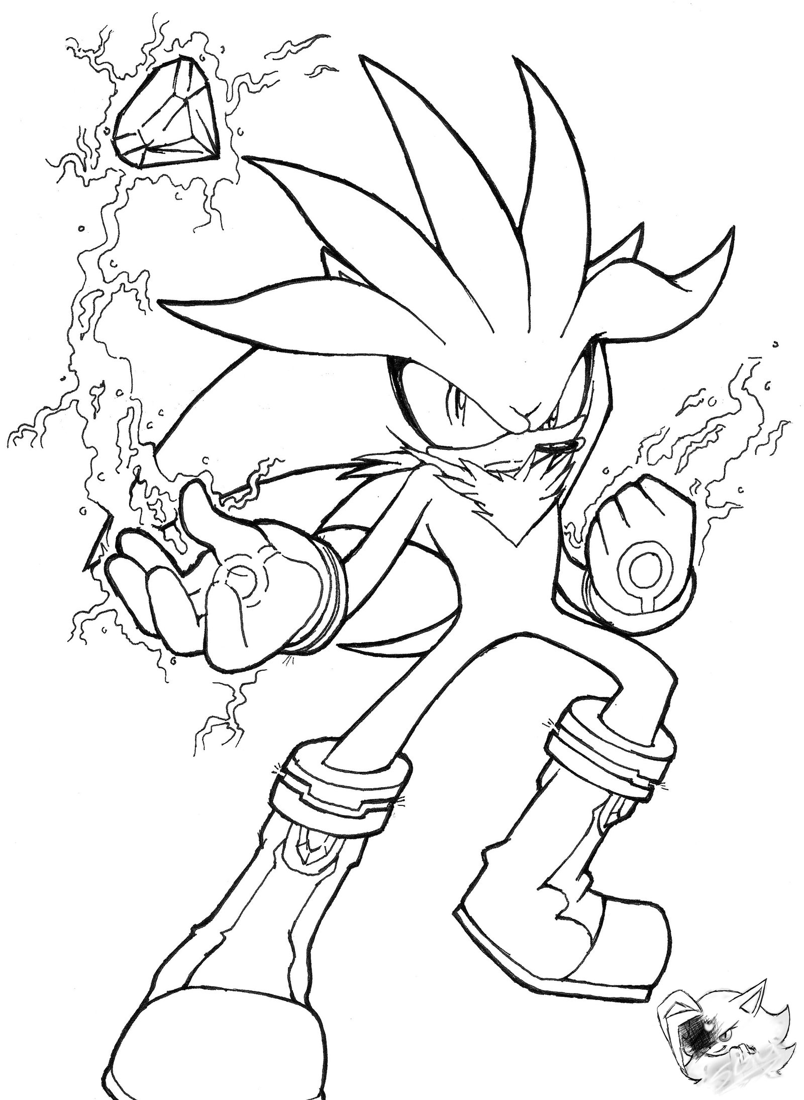 76 Sonic The Hedgehog Coloring Pages Printable 68