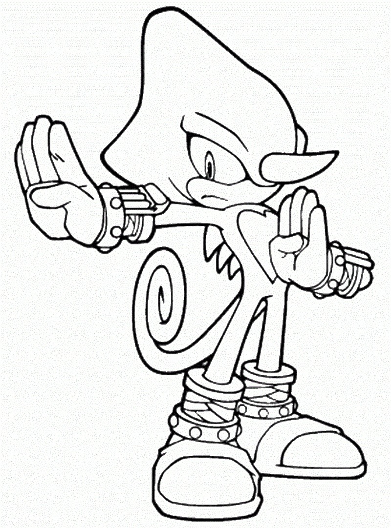 76 Sonic The Hedgehog Coloring Pages Printable 69