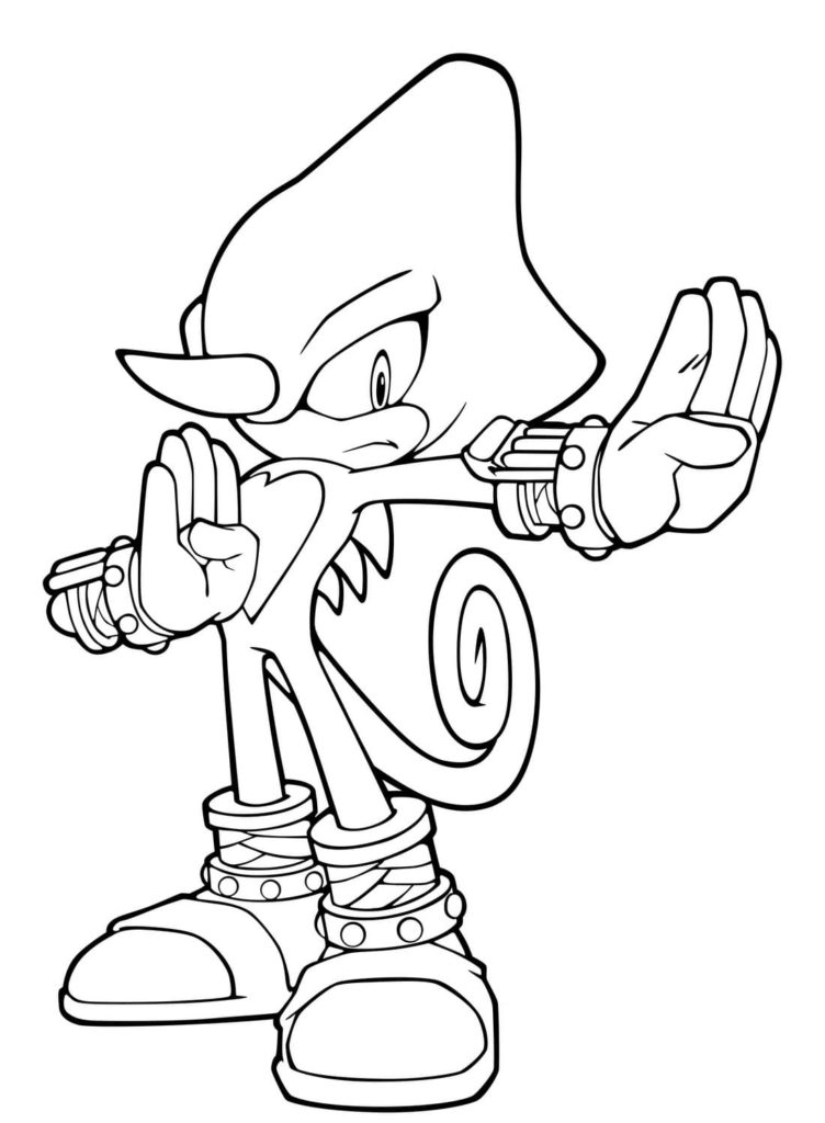 76 Sonic The Hedgehog Coloring Pages Printable 74