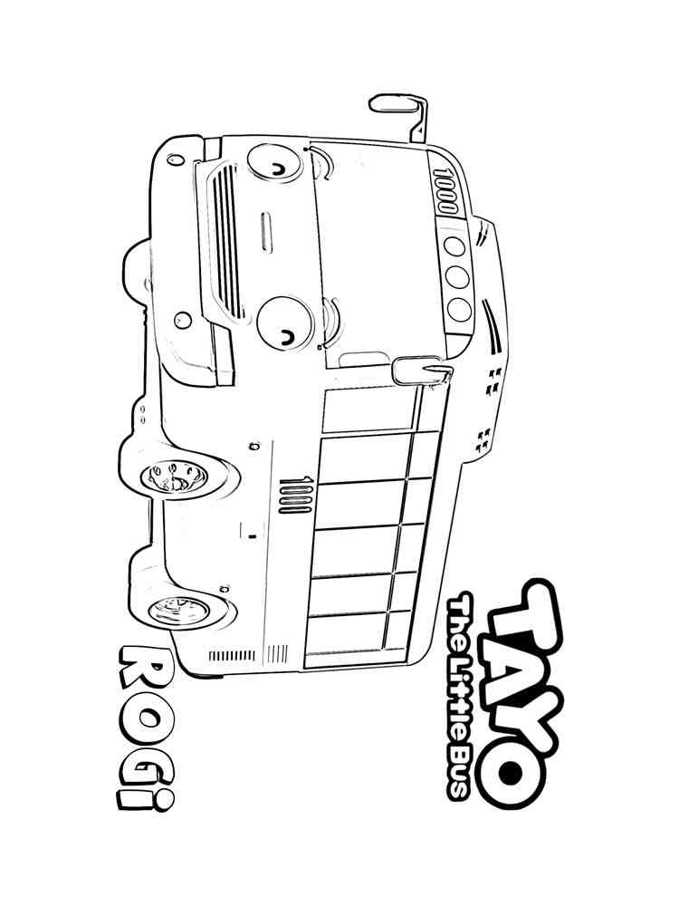 76 Tayo Coloring Pages Printable 11