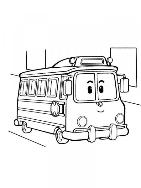 76 Tayo Coloring Pages Printable 64