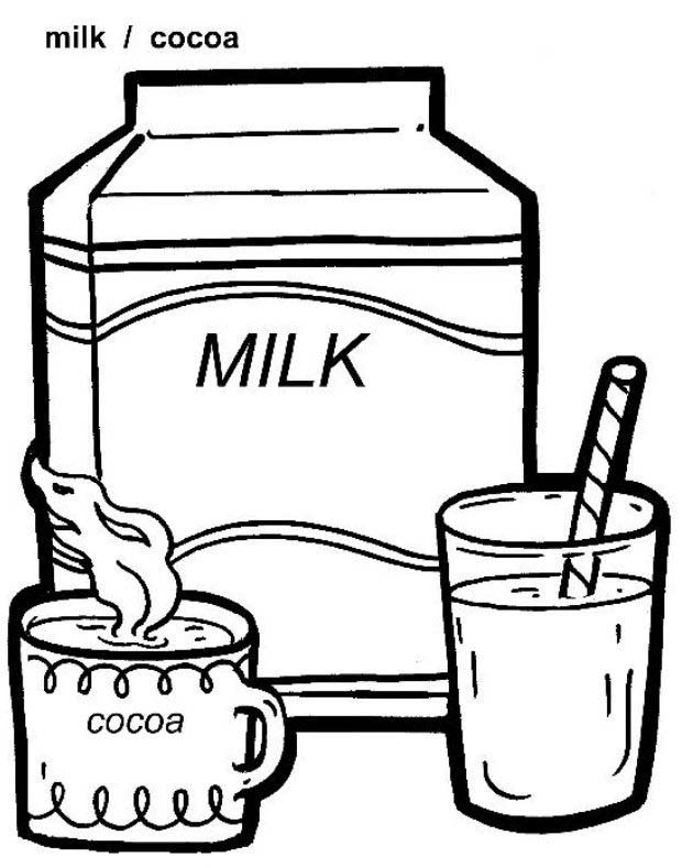 84 Milk Coloring Pages Printable 11