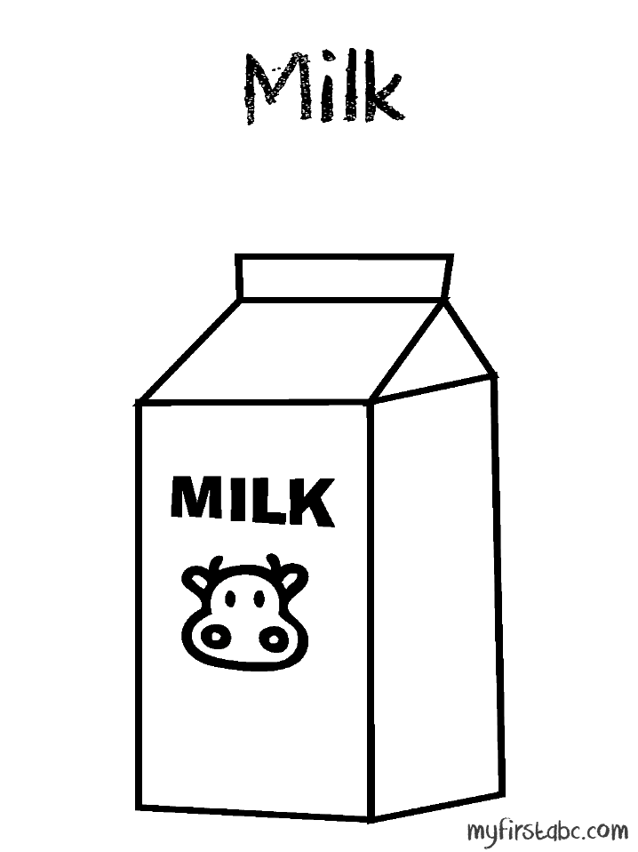 84 Milk Coloring Pages Printable 18