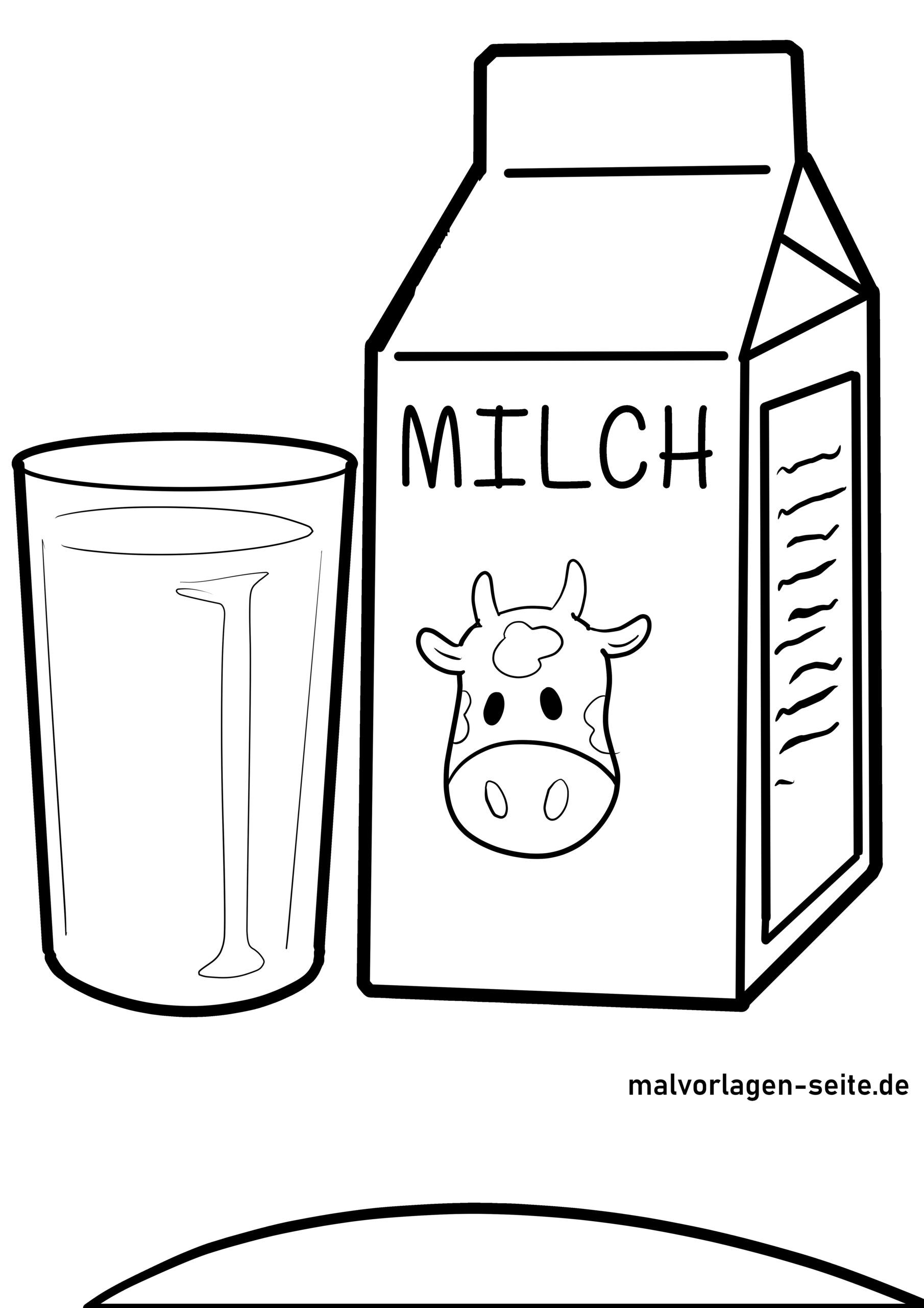 84 Milk Coloring Pages Printable 24