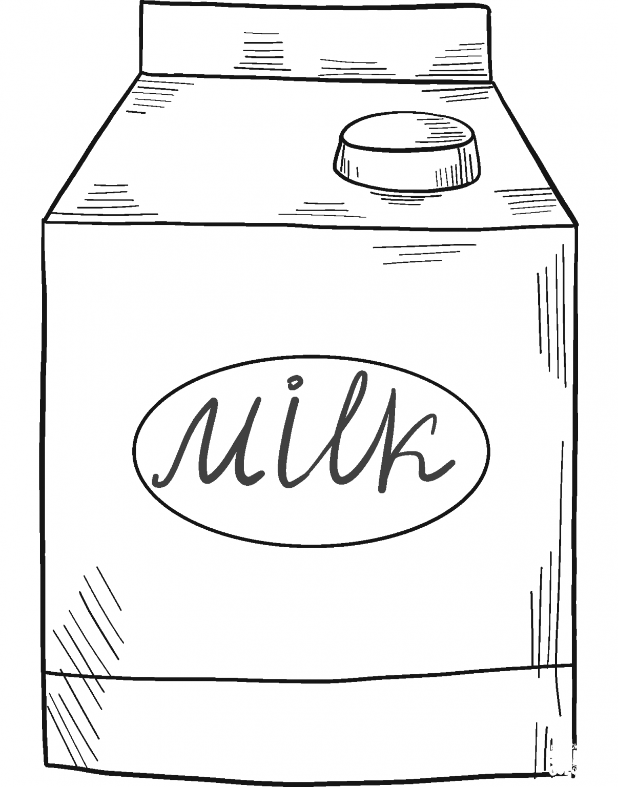 84 Milk Coloring Pages Printable 47