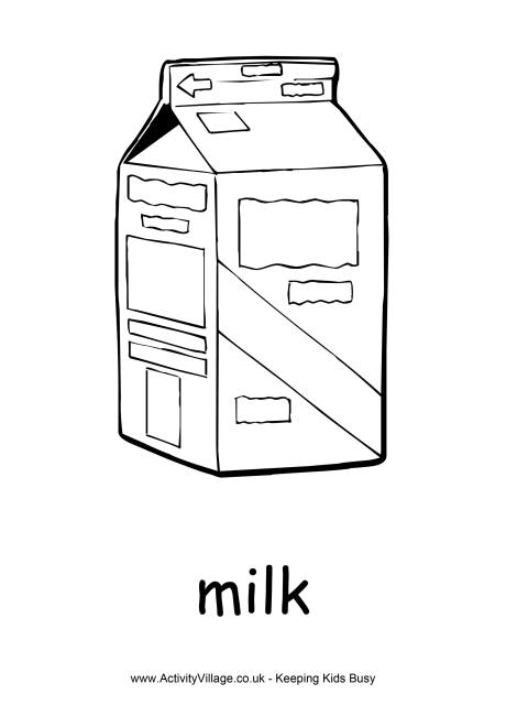 84 Milk Coloring Pages Printable 63