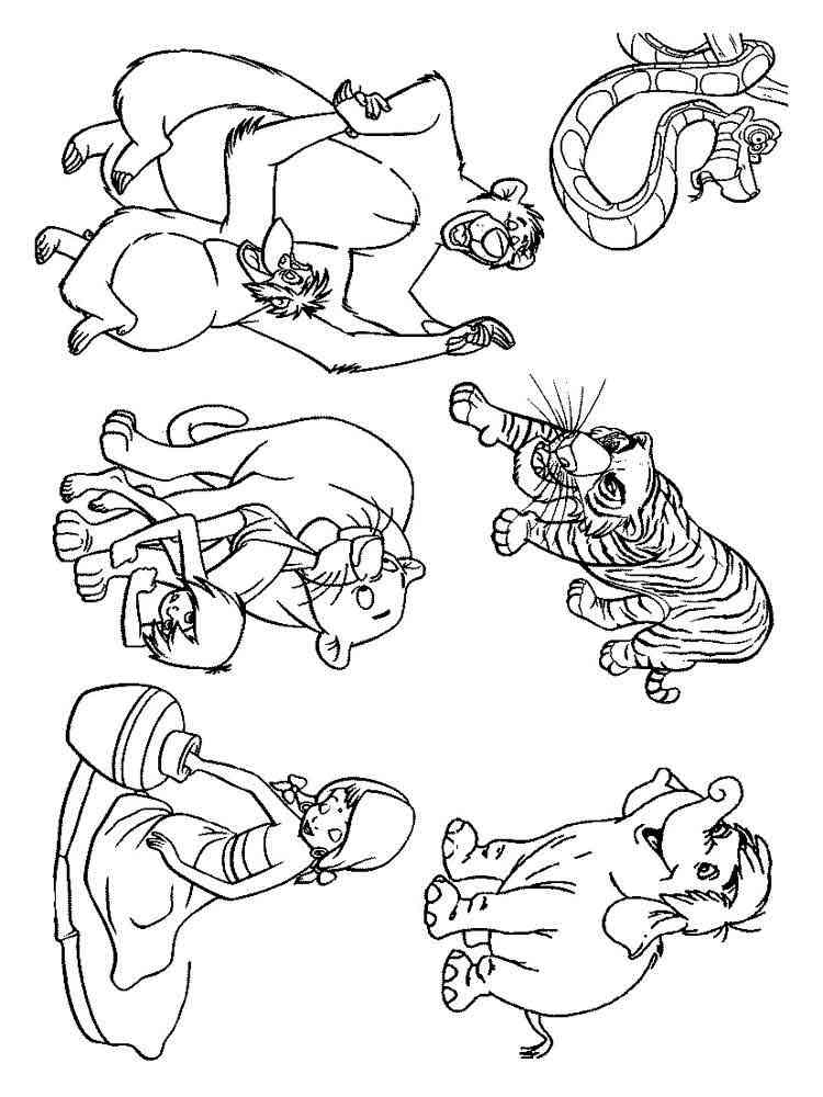 90 Jungle Book Coloring Pages Printable 16