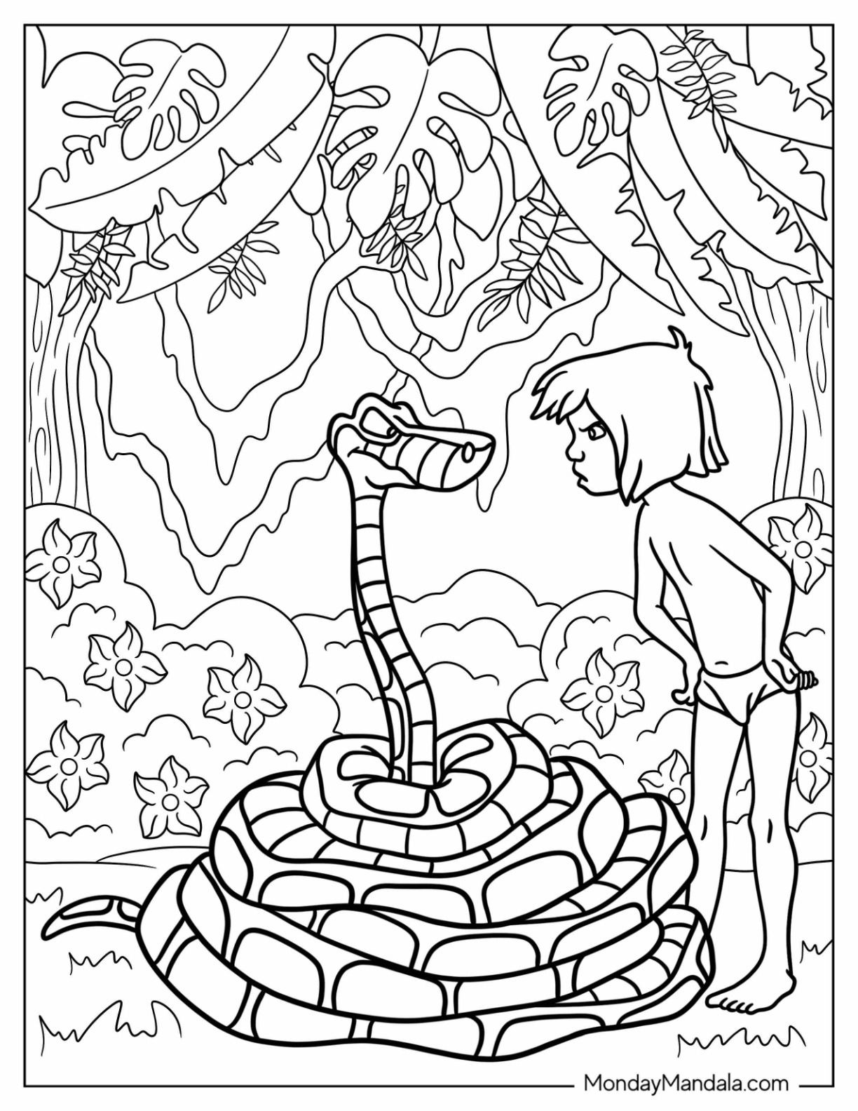 90 Jungle Book Coloring Pages Printable 32