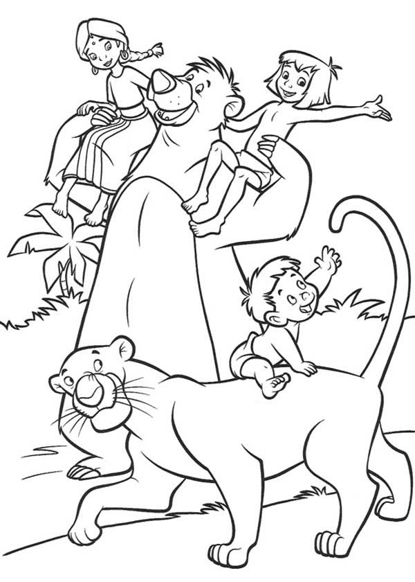 90 Jungle Book Coloring Pages Printable 34