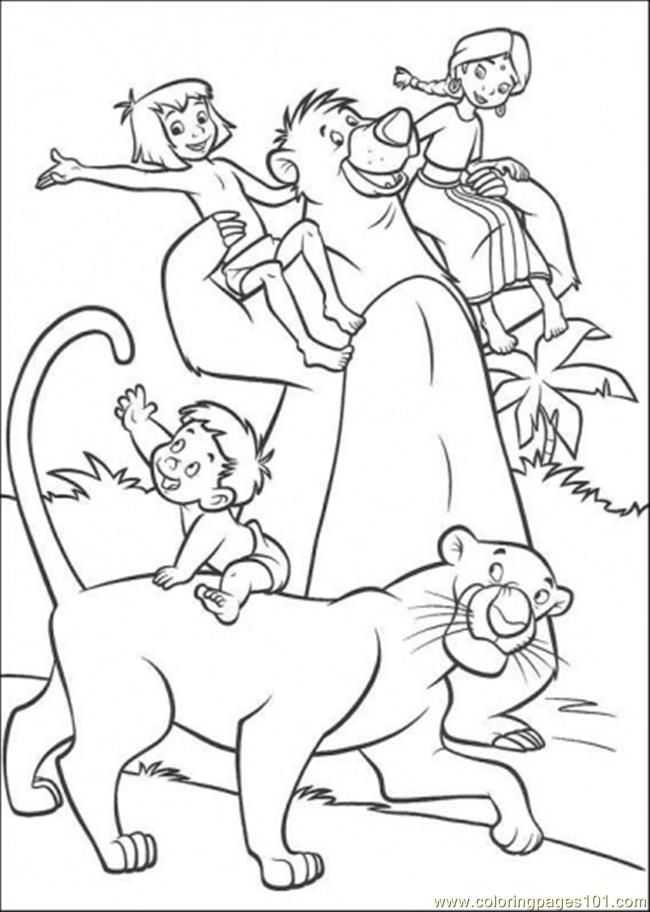 90 Jungle Book Coloring Pages Printable 38