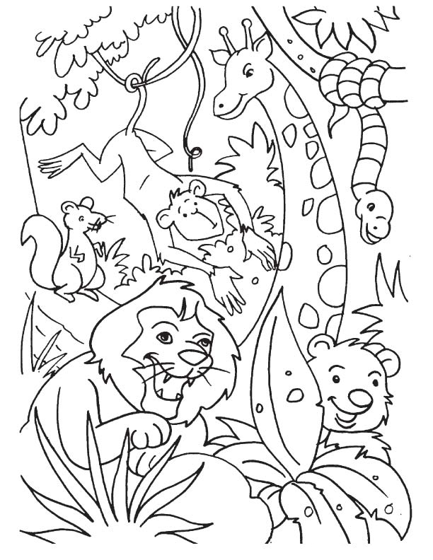 90 Jungle Book Coloring Pages Printable 5