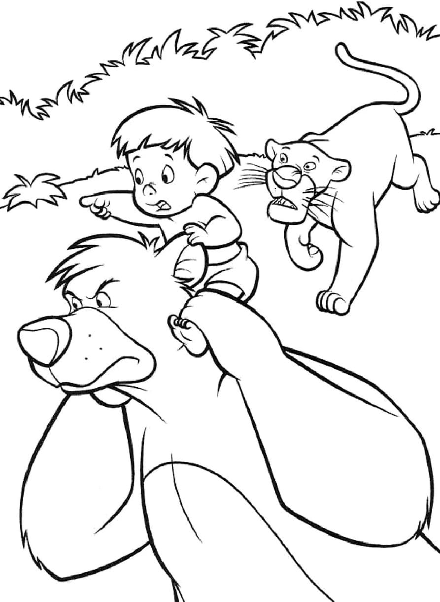 90 Jungle Book Coloring Pages Printable 6