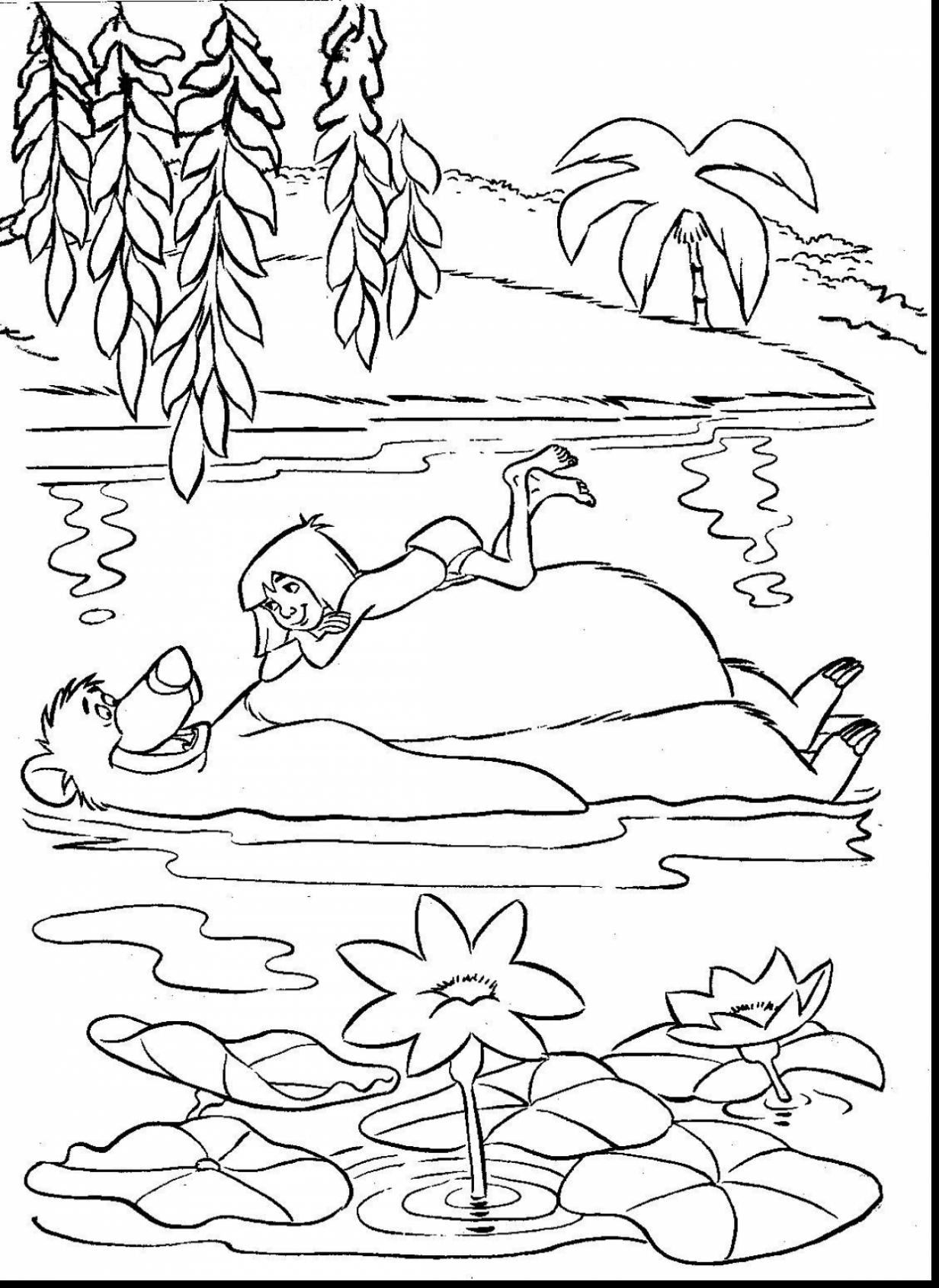 90 Jungle Book Coloring Pages Printable 74