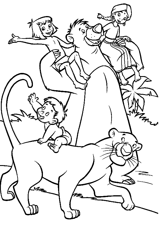 90 Jungle Book Coloring Pages Printable 80