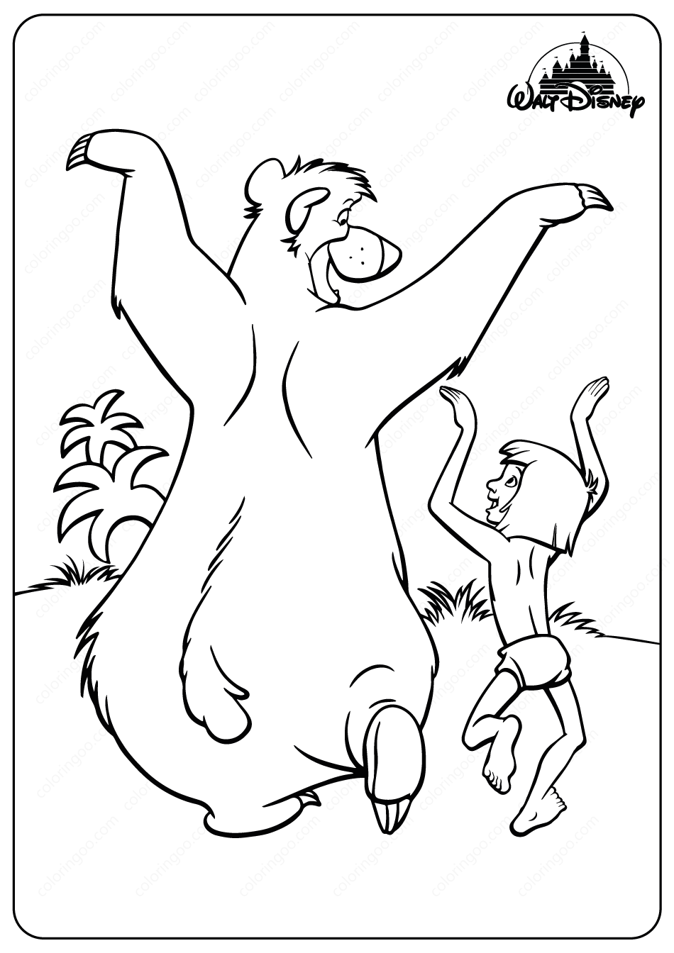 90 Jungle Book Coloring Pages Printable 86