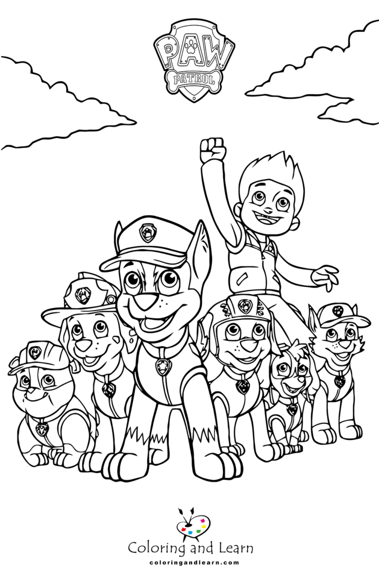 92 Paw Patrol Coloring Pages Printable 27