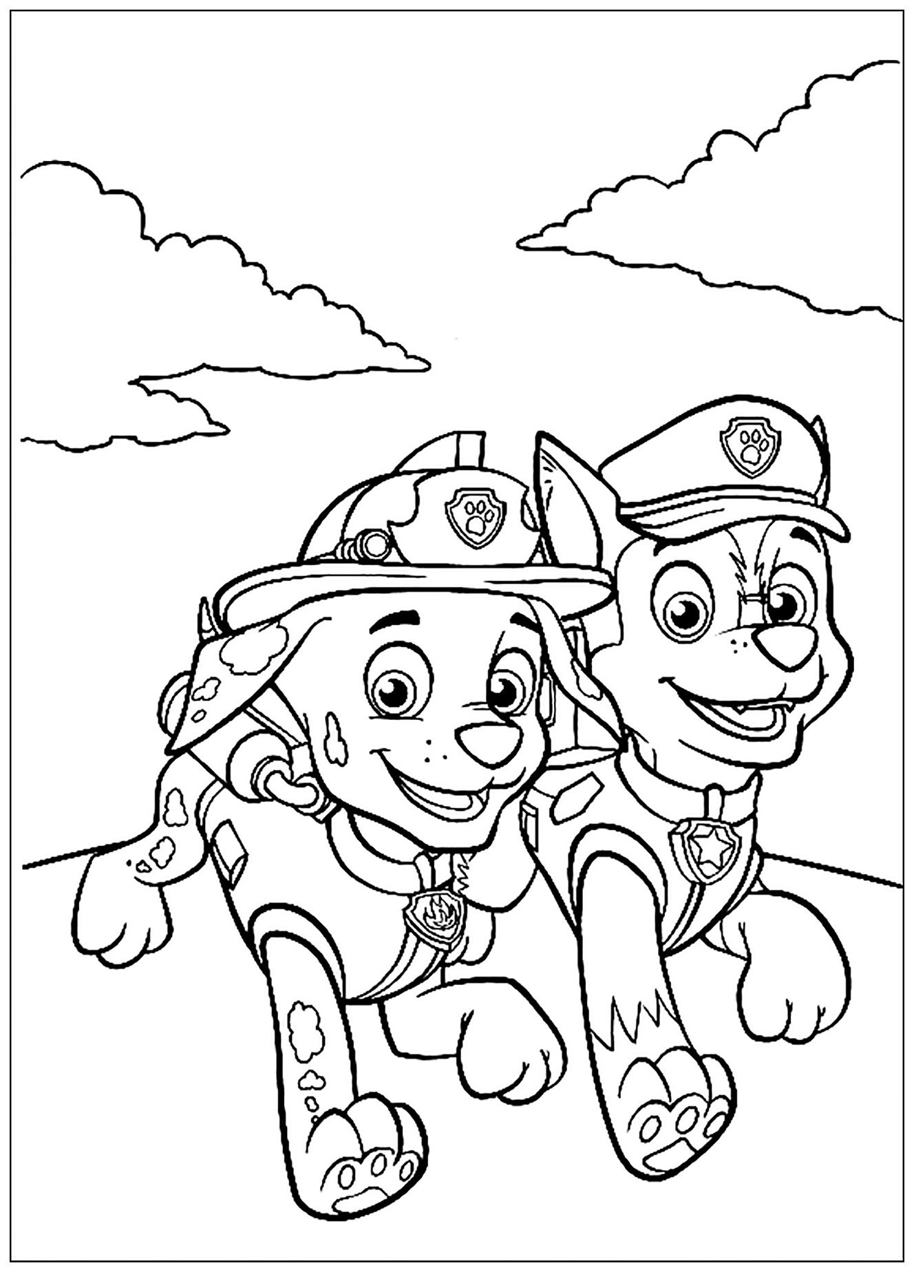 92 Paw Patrol Coloring Pages Printable 45