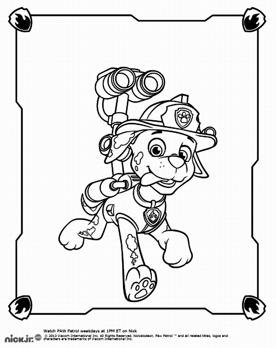 92 Paw Patrol Coloring Pages Printable 48