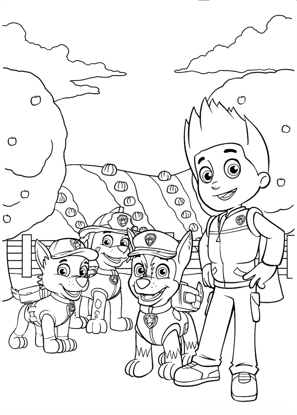 paw patrol coloring pages printable jpg