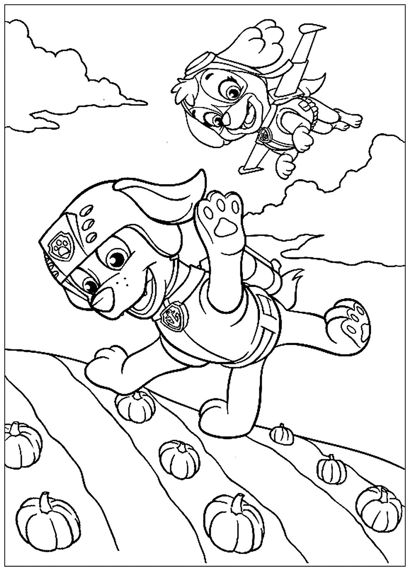 paw patrol coloring pages printable jpg