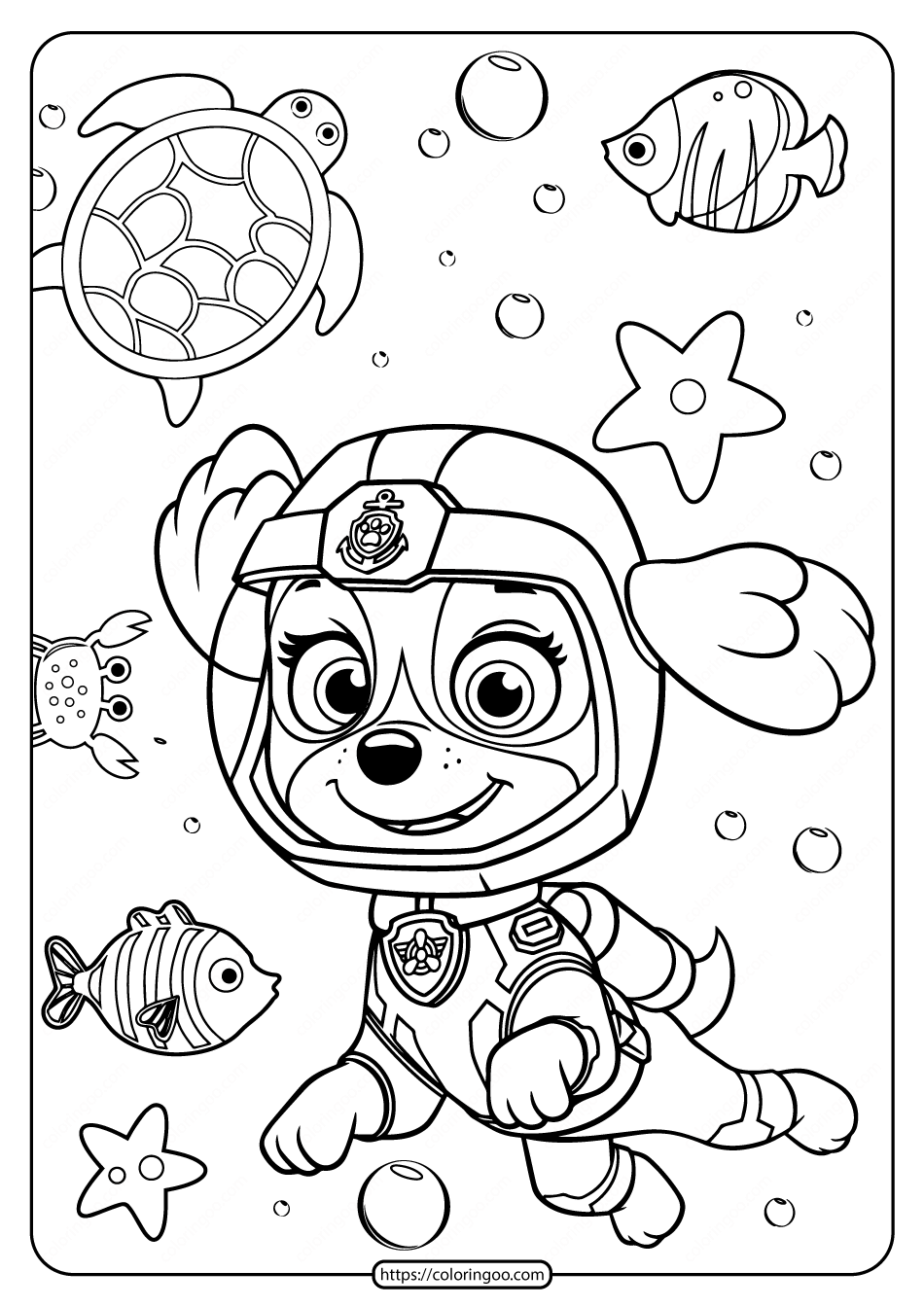 92 Paw Patrol Coloring Pages Printable 67