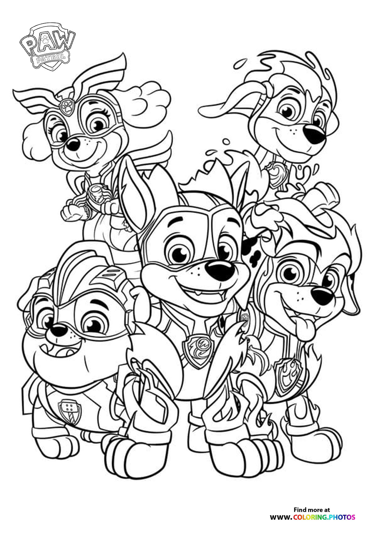 92 Paw Patrol Coloring Pages Printable 72