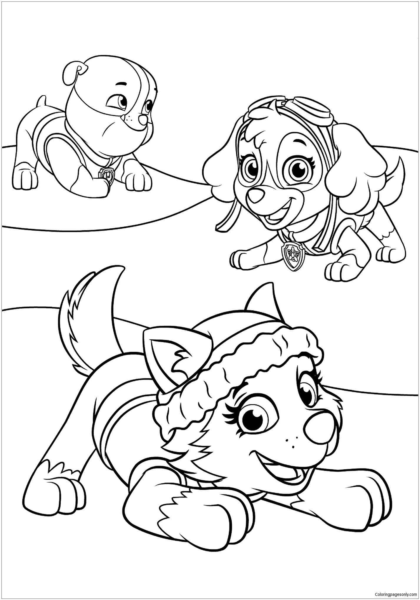 paw patrol coloring pages printable jpg