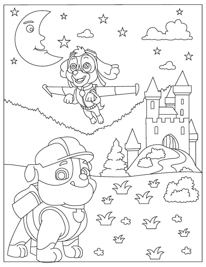 92 Paw Patrol Coloring Pages Printable 90