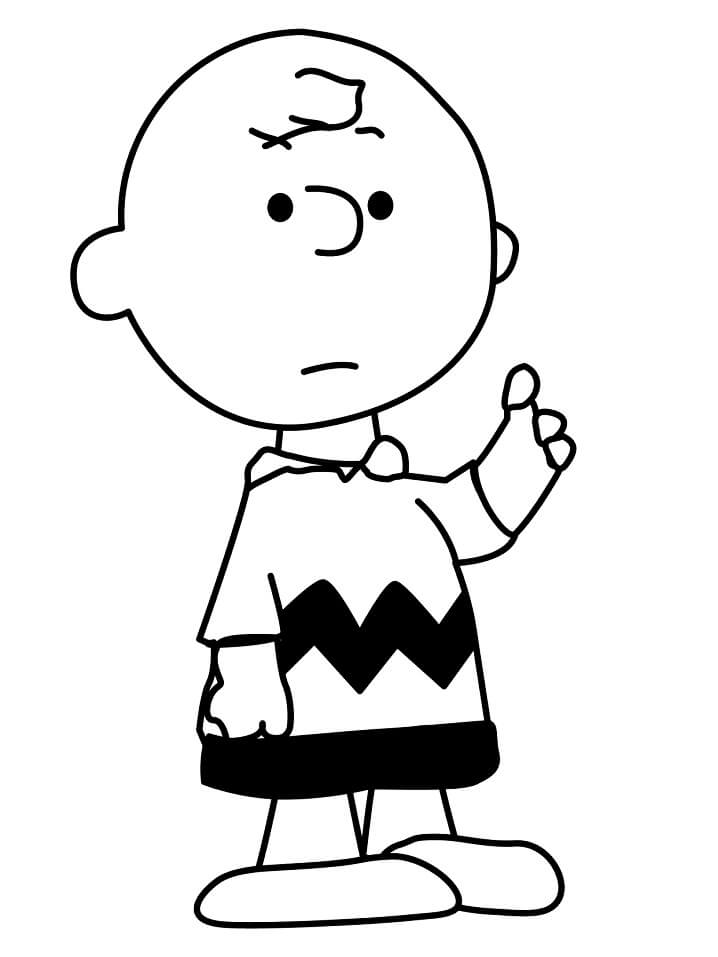 92 Printable Charlie Brown Coloring Pages 1