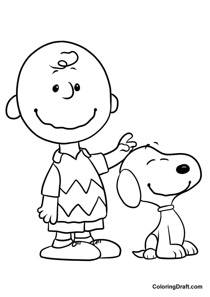 printable charlie brown coloring pages jpg