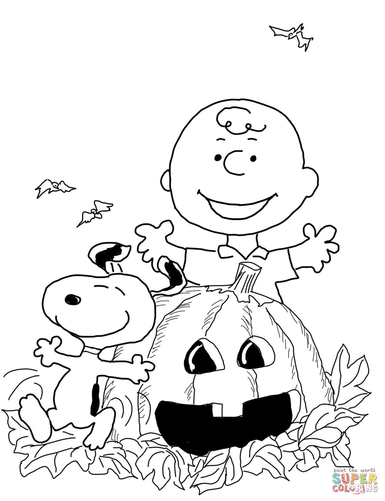 92 Printable Charlie Brown Coloring Pages 14