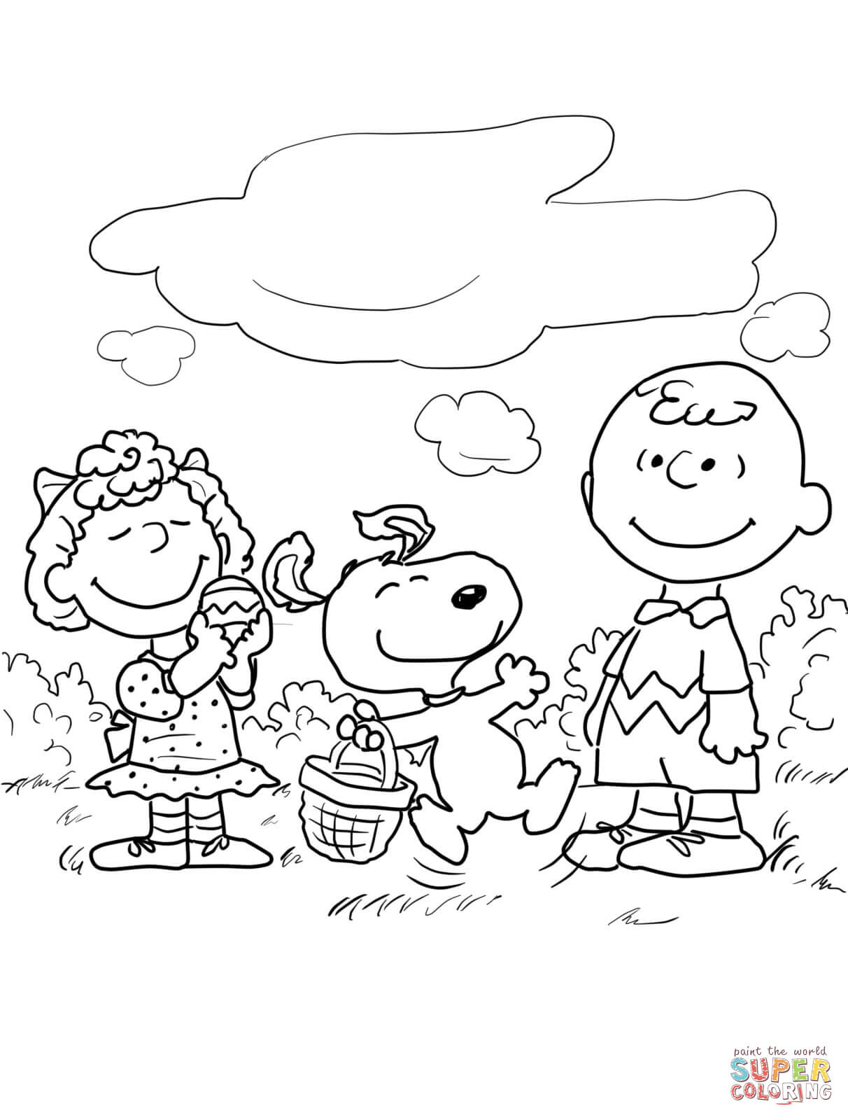 92 Printable Charlie Brown Coloring Pages 15