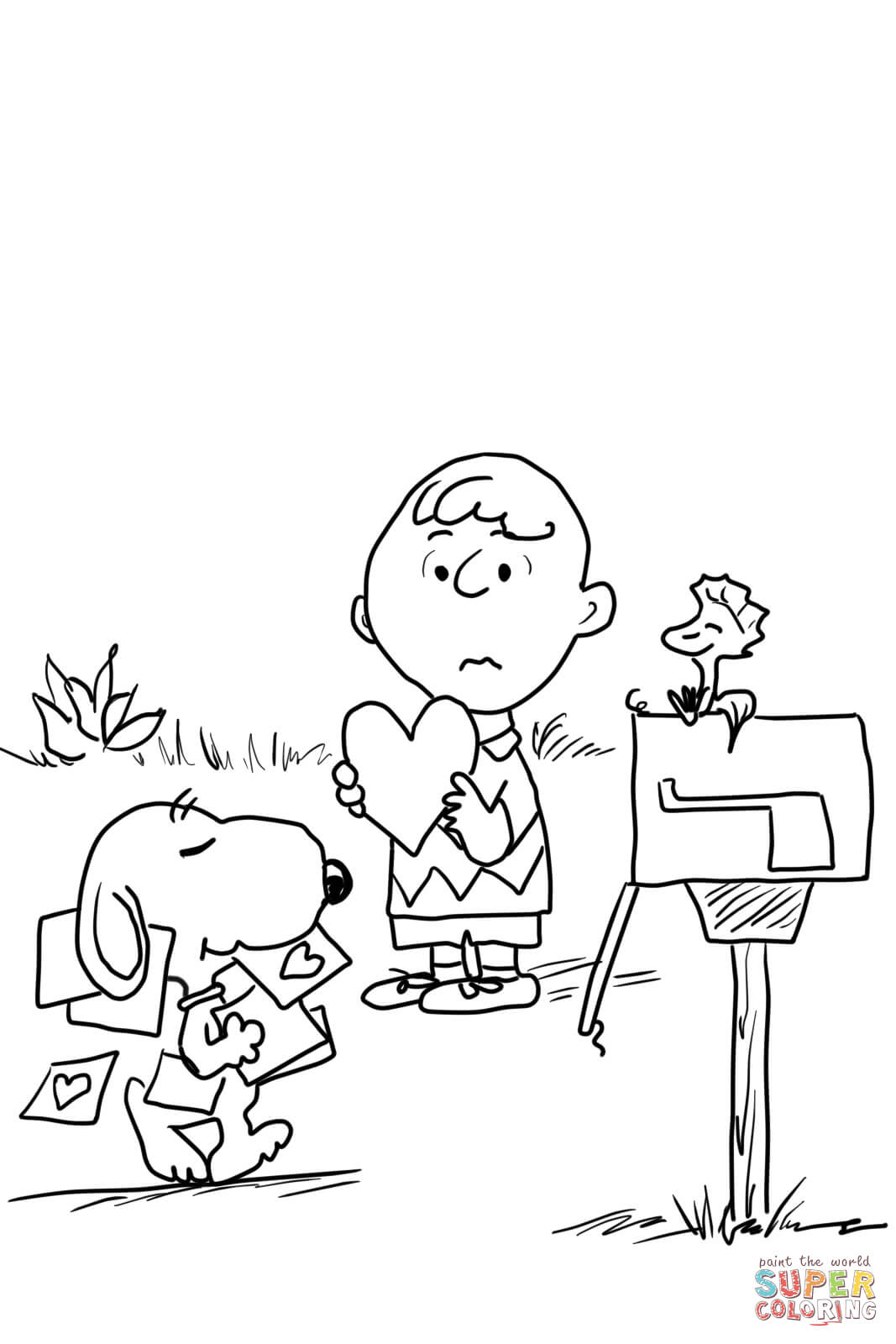 printable charlie brown coloring pages jpg