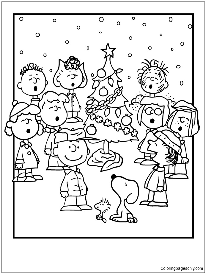 92 Printable Charlie Brown Coloring Pages 22