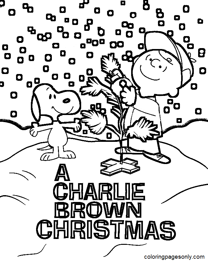 92 Printable Charlie Brown Coloring Pages 24