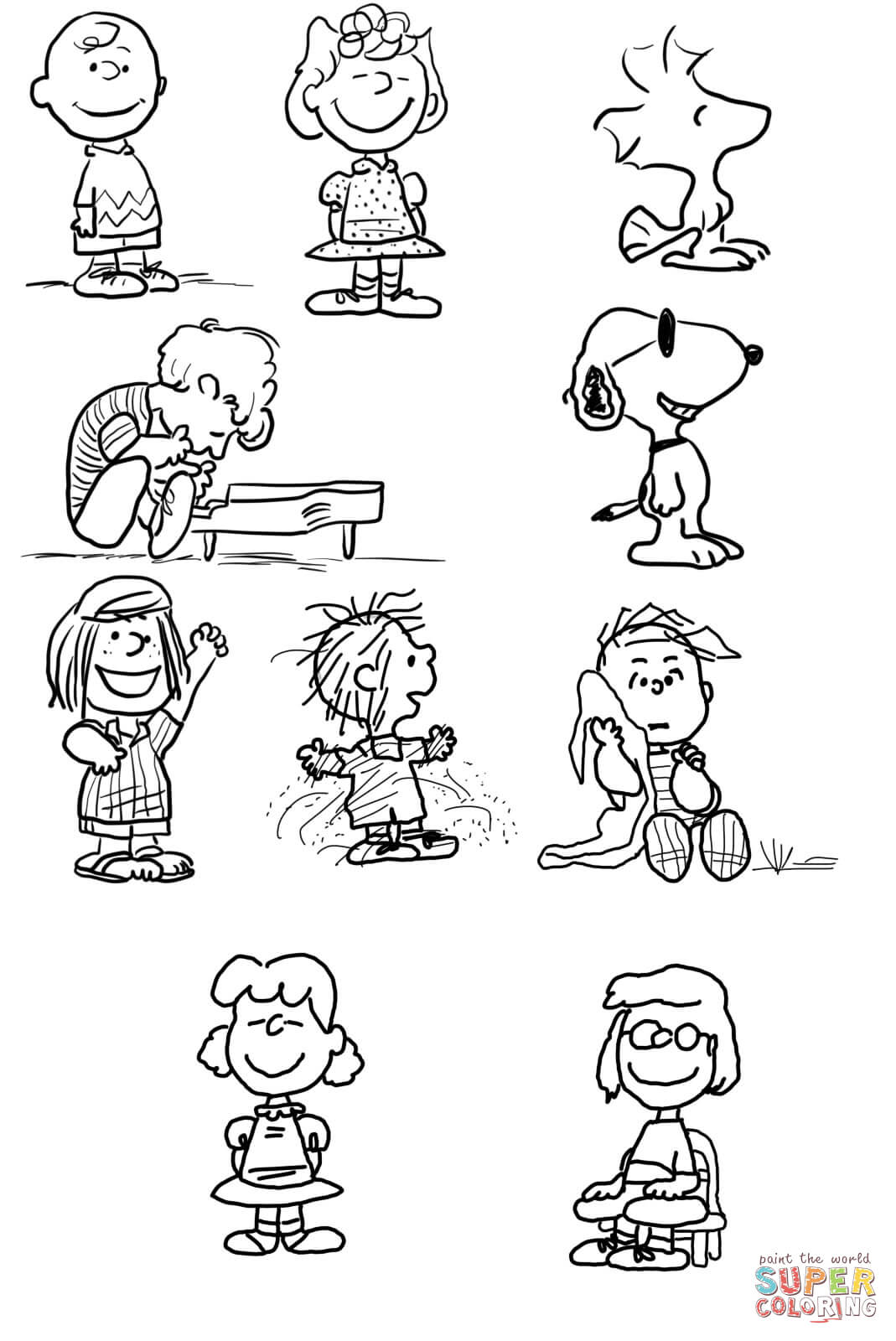 92 Printable Charlie Brown Coloring Pages 63